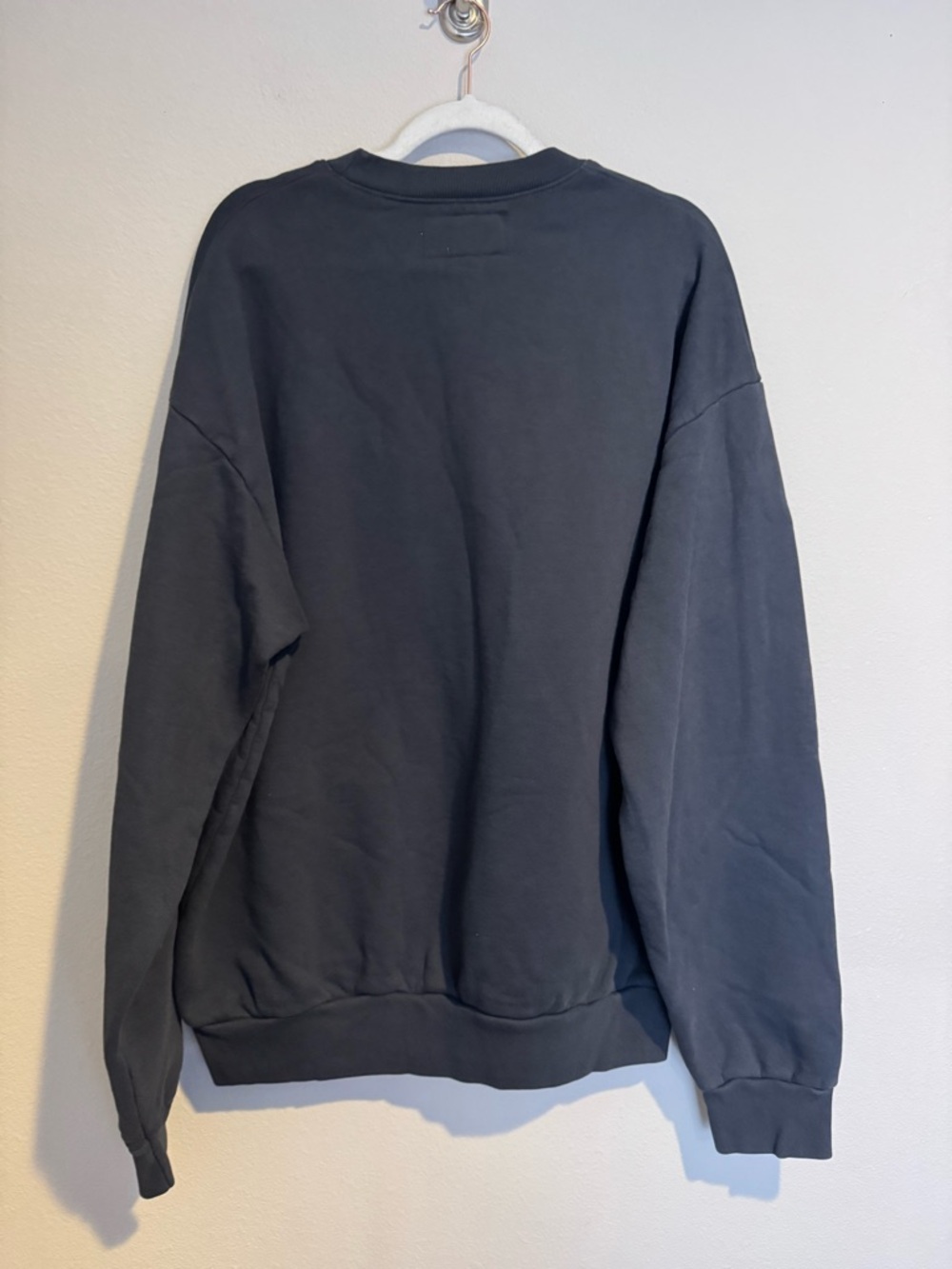 American Giant Unisex American Vintage Crew Sweatshirt Washed Black - Picture 7 of 8